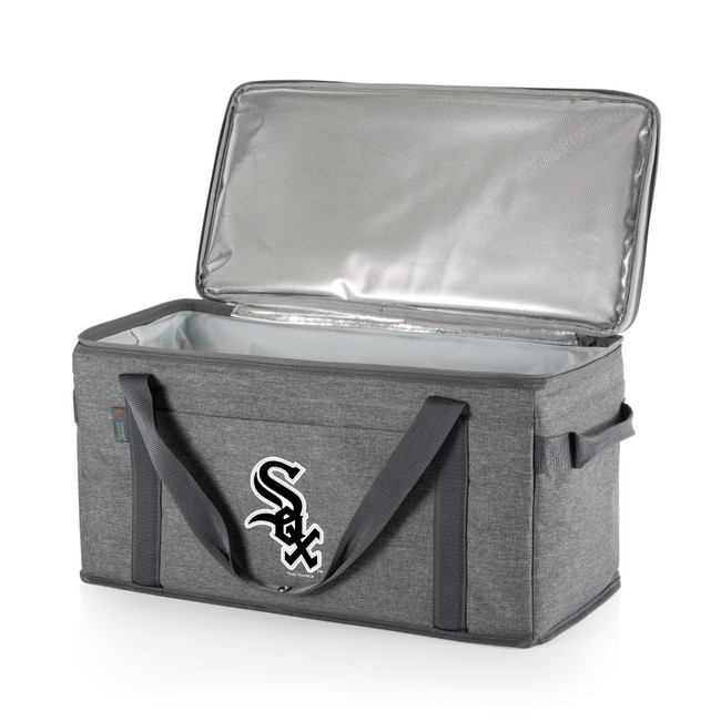 Chicago White Sox 64 Can Collapsible Cooler (Heathered Gray)