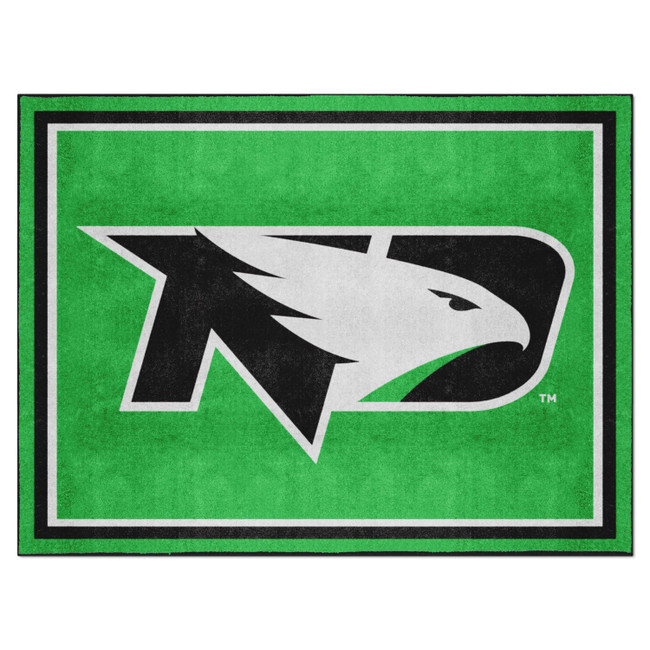 North Dakota Fighting Hawks 8ft. x 10 ft. Plush Area Rug