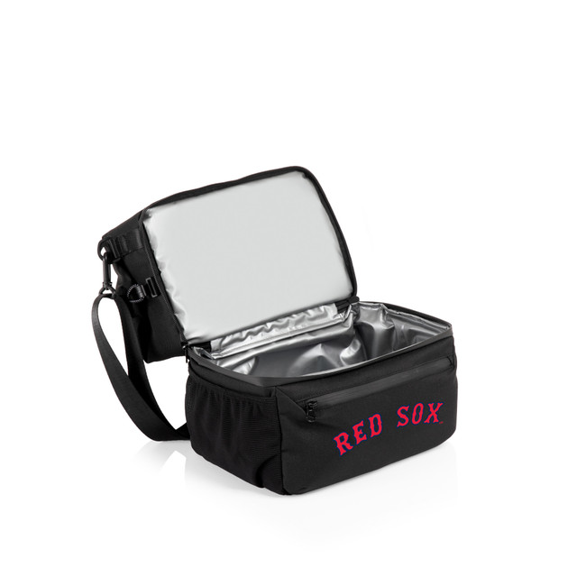 Boston Red Sox Tarana Lunch Bag Cooler with Utensils (Carbon Black)