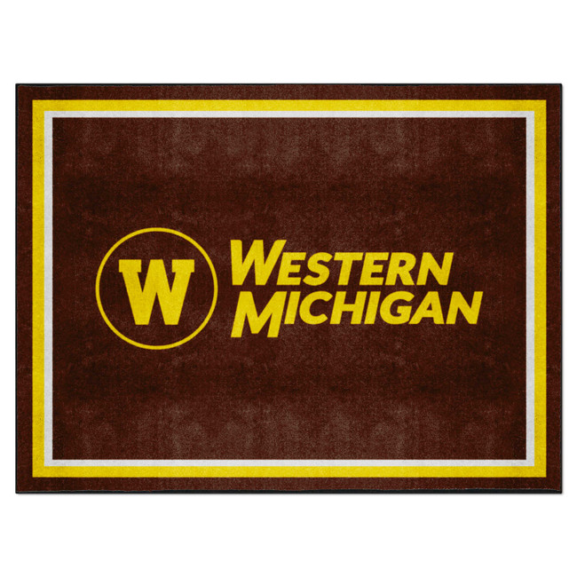 Western Michigan Broncos 8ft. x 10 ft. Plush Area Rug