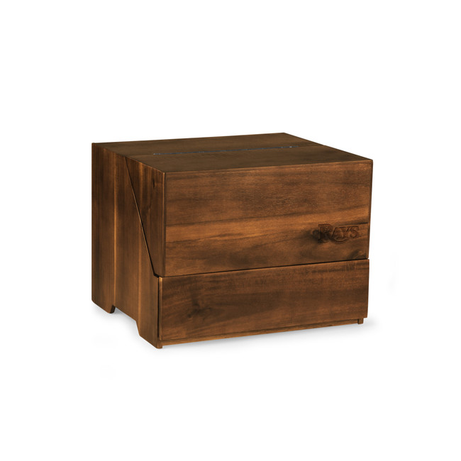 Tampa Bay Rays Madison Acacia Tabletop Bar Set (Acacia Wood)