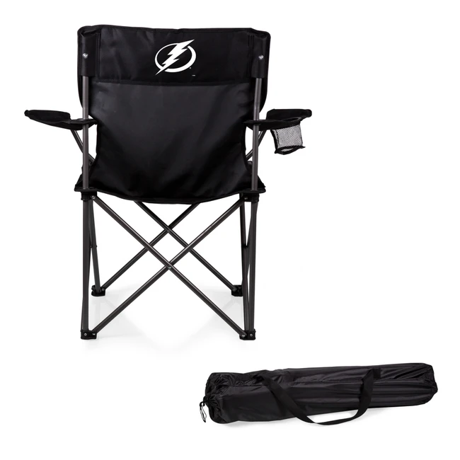 Tampa Bay Lightning PTZ Camp Chair, (Black)