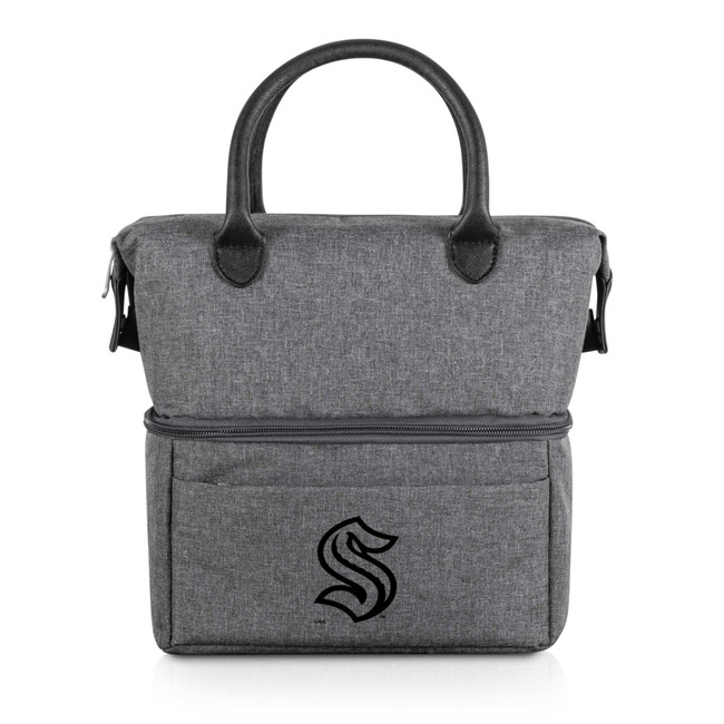 Seattle Kraken Urban Lunch Bag Cooler, (Gray with Black Accents)