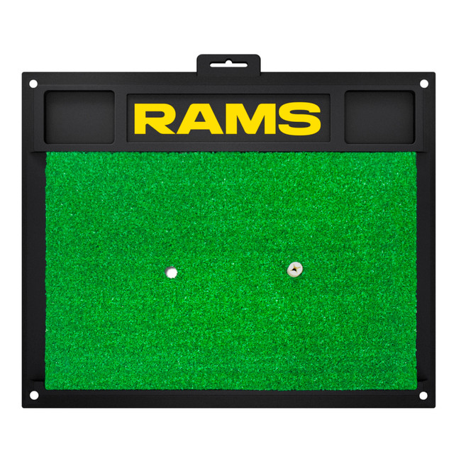 Los Angeles Rams Golf Hitting Mat "Los Angeles Rams" Wordmark Navy