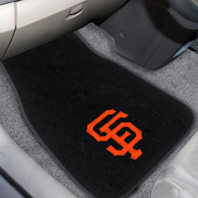 MLB - San Francisco Giants 2-pc Embroidered Car Mat Set 17"x25.5"