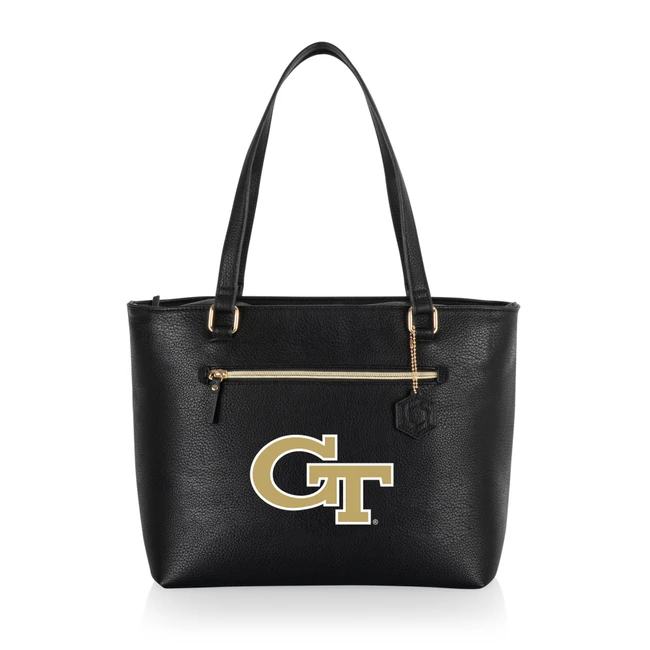 Georgia Tech Yellow Jackets Uptown Cooler Tote Bag, (Black)