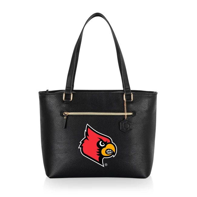 Louisville Cardinals Uptown Cooler Tote Bag, (Black)