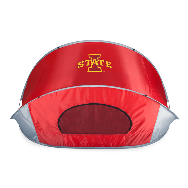 Iowa State Cyclones Manta Portable Beach Tent, (Red with Gray Accents)