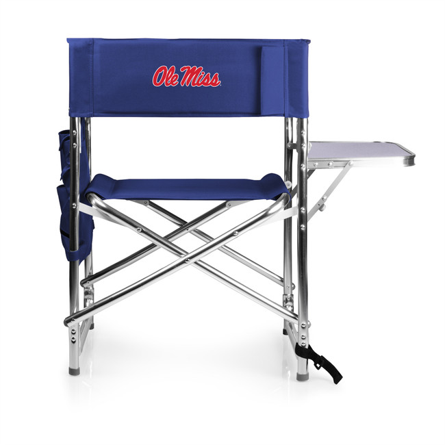 Ole Miss Rebels Sports Chair, (Navy Blue)