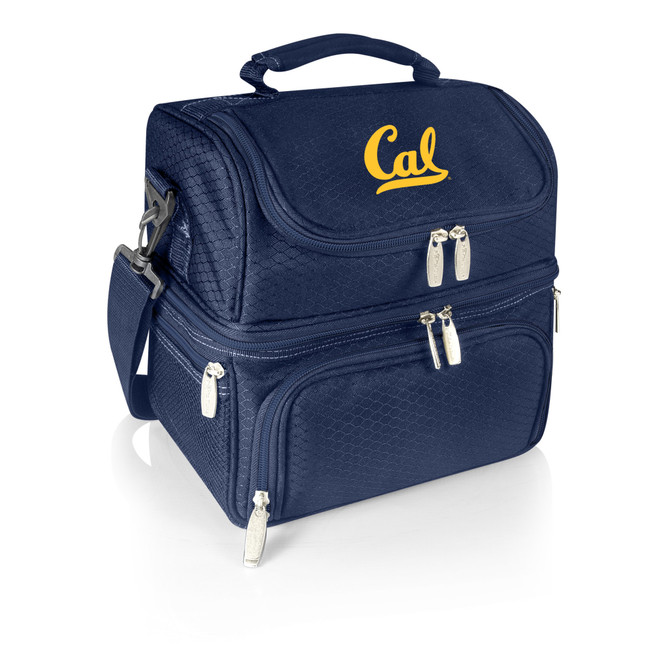 Cal Bears Pranzo Lunch Bag Cooler with Utensils NCAA Lunch Tote, (Navy Blue)