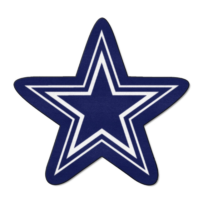 Dallas Cowboys Mascot Mat Star Primary Logo Navy