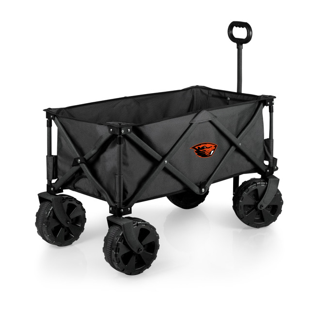 Oregon State Beavers Adventure Wagon Elite All-Terrain Portable Utility Wagon, (Dark Gray)
