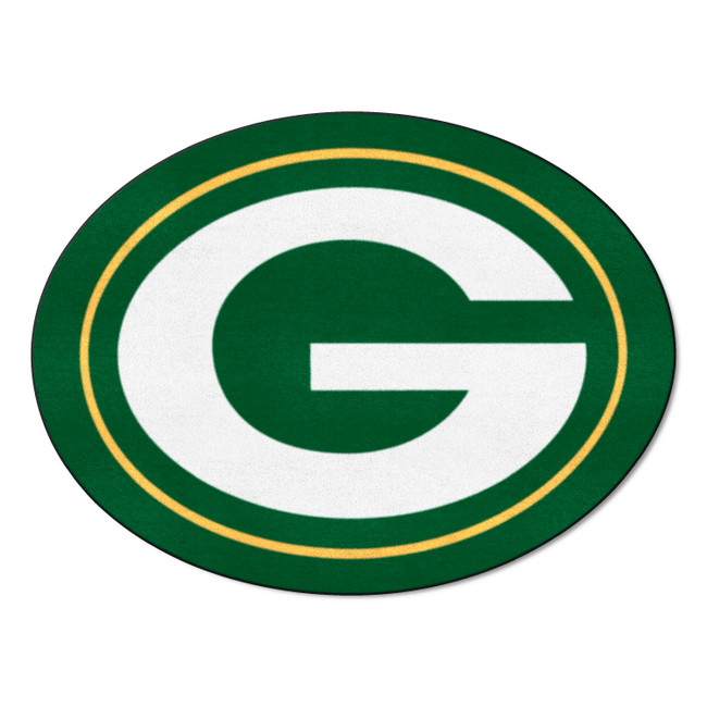 Green Bay Packers Mascot Mat G Primary Logo Green