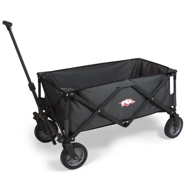 Arkansas Razorbacks Adventure Wagon Portable Utility Wagon, (Dark Gray)