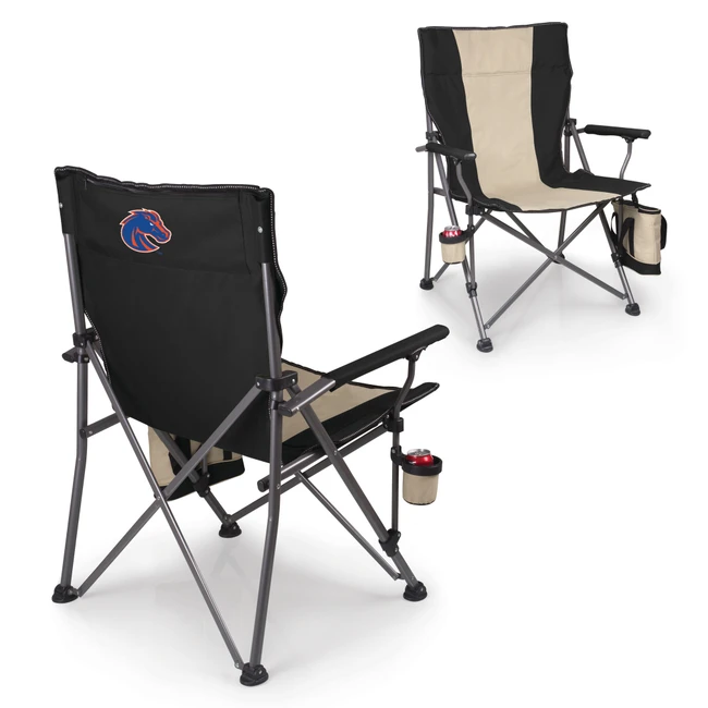 Boise State Broncos Big Bear XXL Camping Chair with Cooler, (Black)