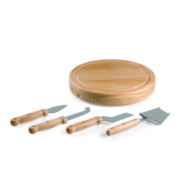 Cal State Fullerton Titans NCAA Circo Cheese Board Cutting Board & Tools Set Parawood