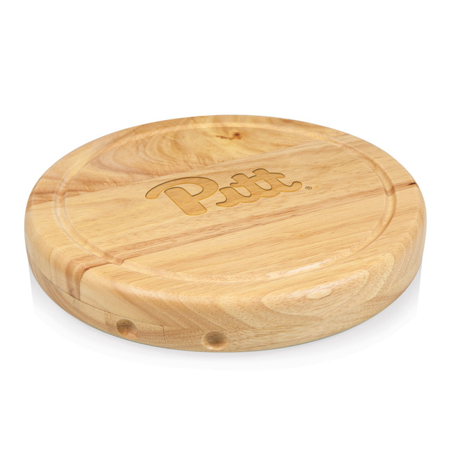 Pittsburgh Panthers Circo Cheese Cutting Board & Tools Set, (Parawood)