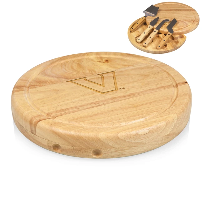 Vanderbilt Commodores Circo Cheese Cutting Board & Tools Set, (Parawood)