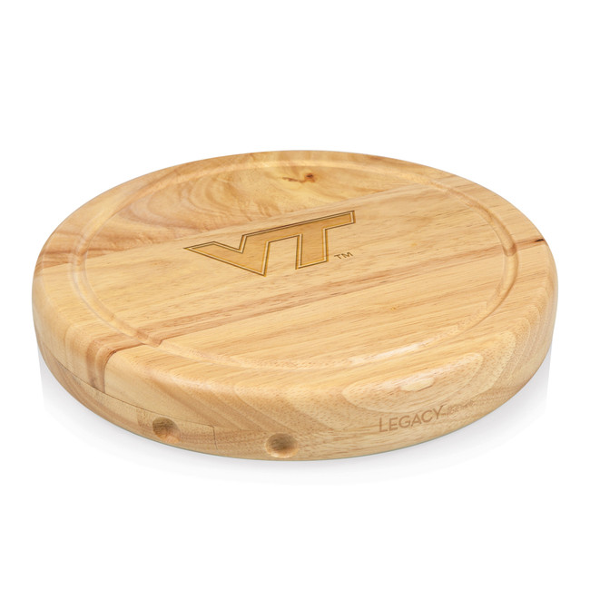 Virginia Tech Hokies Circo Cheese Cutting Board & Tools Set, (Parawood)
