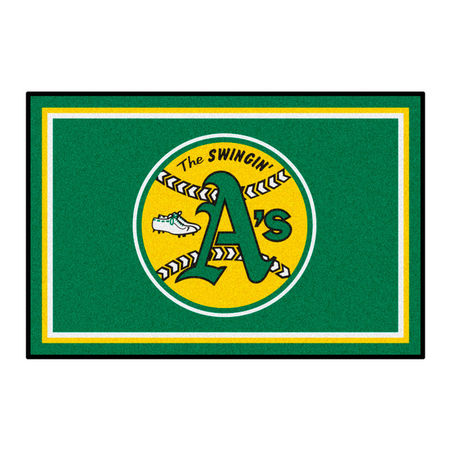 Retro Collection - 1981 Oakland Athletics 4x6 Rug