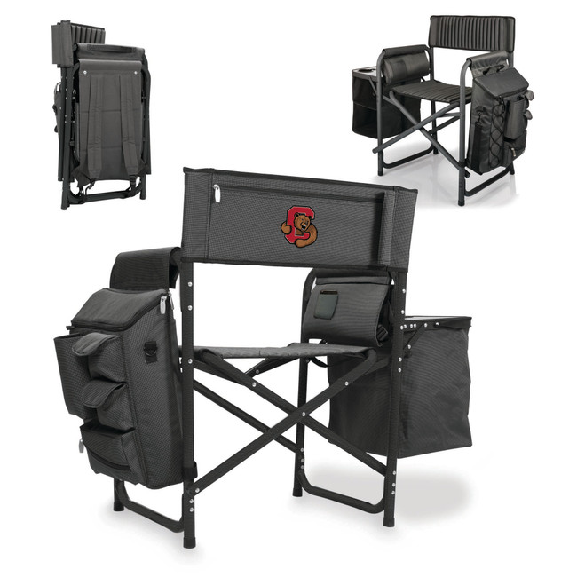 Cornell Big Red Fusion Camping Chair, (Dark Gray with Black Accents)