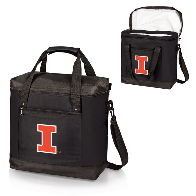 Illinois Fighting Illini Montero Cooler Tote Bag, (Black)