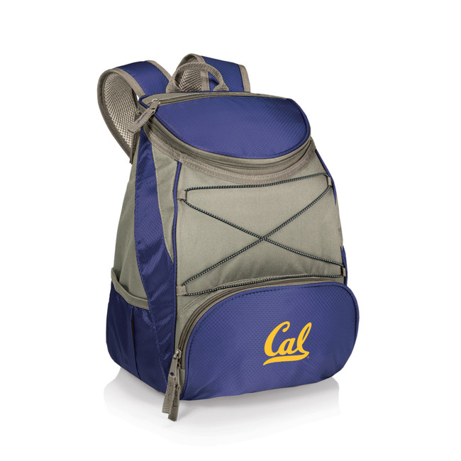 Cal Bears PTX Backpack Cooler, (Navy Blue with Gray Accents)