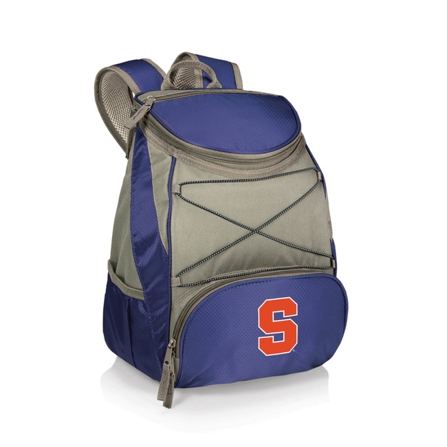 Syracuse Orange PTX Backpack Cooler, (Navy Blue with Gray Accents)