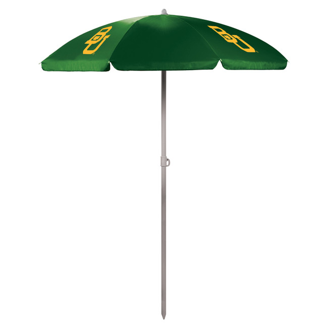 Baylor Bears 5.5 Ft. Portable Beach Umbrella, (Hunter Green)