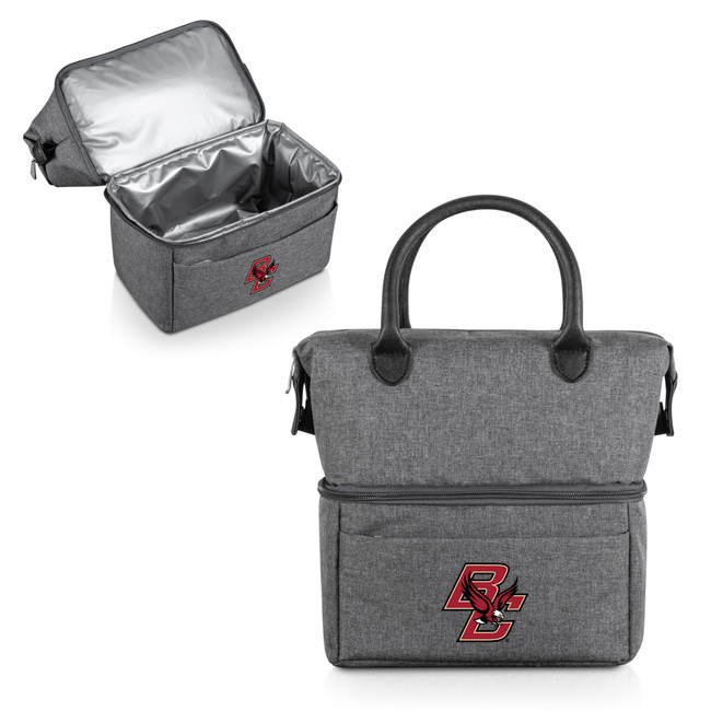 Boston College Eagles Urban Lunch Bag Cooler, (Gray with Black Accents)