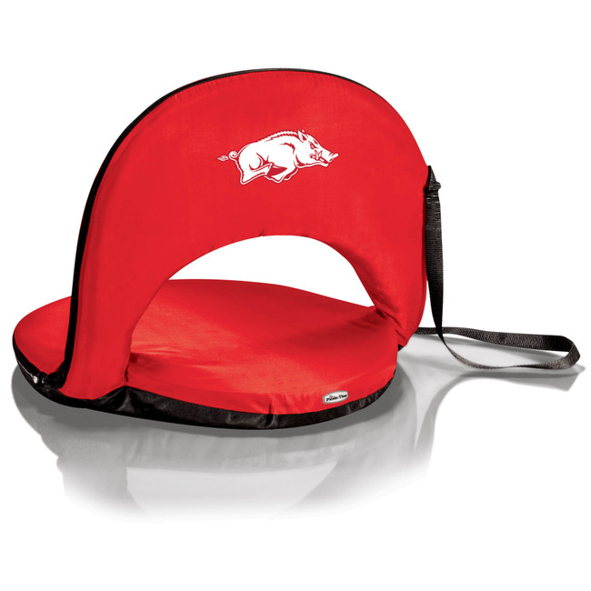 Arkansas Razorbacks Oniva Portable Reclining Seat, (Red)