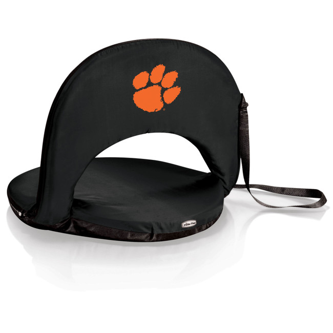 Clemson Tigers Oniva Portable Reclining Seat, (Black)