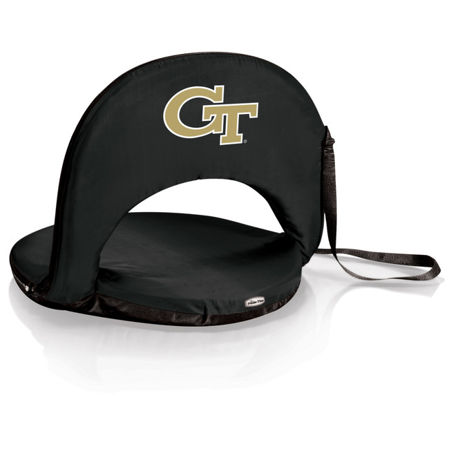 Georgia Tech Yellow Jackets Oniva Portable Reclining Seat, (Black)