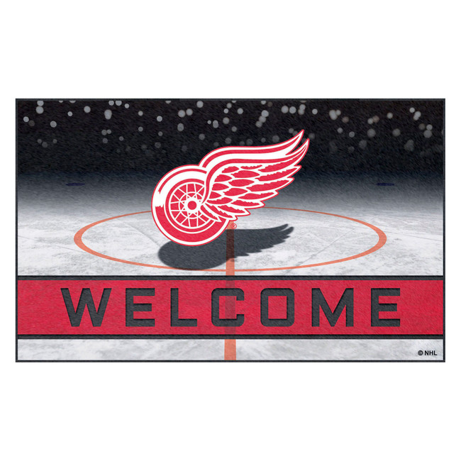 NHL - Detroit Red Wings Crumb Rubber Door Mat 18"x30"
