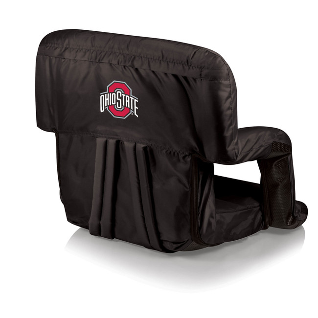 Ohio State Buckeyes Ventura Portable Reclining Stadium Seat, (Black)