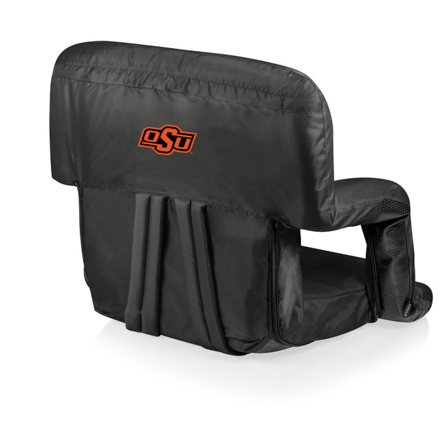 Oklahoma State Cowboys Ventura Portable Reclining Stadium Seat, (Black)