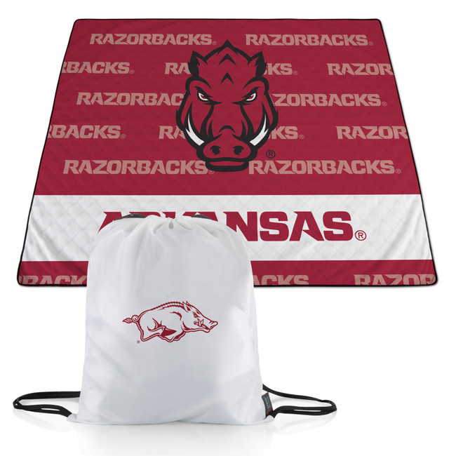 Arkansas Razorbacks Impresa Picnic Blanket, (Red & White)
