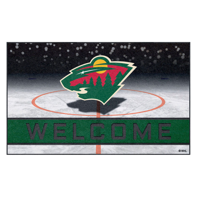 NHL - Minnesota Wild Crumb Rubber Door Mat 18"x30"