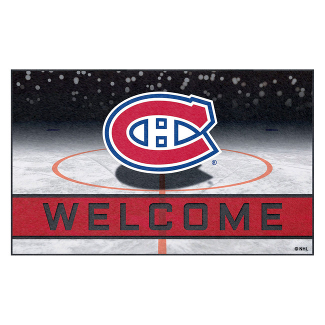 NHL - Montreal Canadiens Crumb Rubber Door Mat 18"x30"
