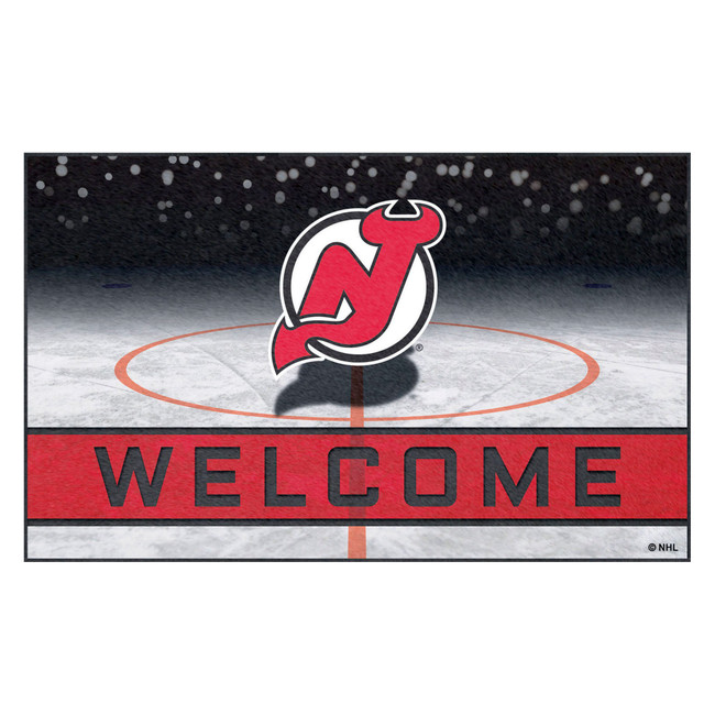 NHL - New Jersey Devils Crumb Rubber Door Mat 18"x30"