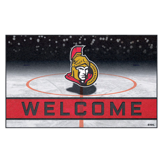 NHL - Ottawa Senators Crumb Rubber Door Mat 18"x30"