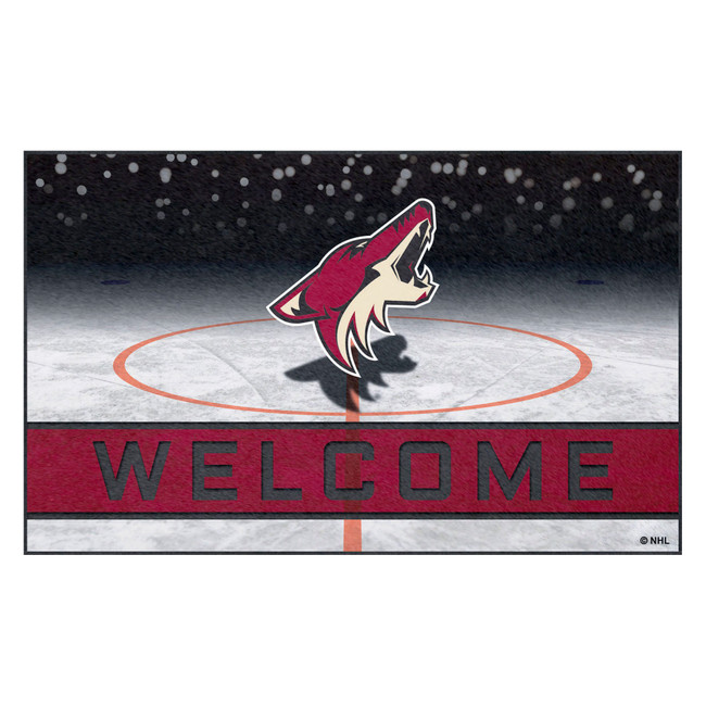 NHL - Arizona Coyotes Crumb Rubber Door Mat 18"x30"