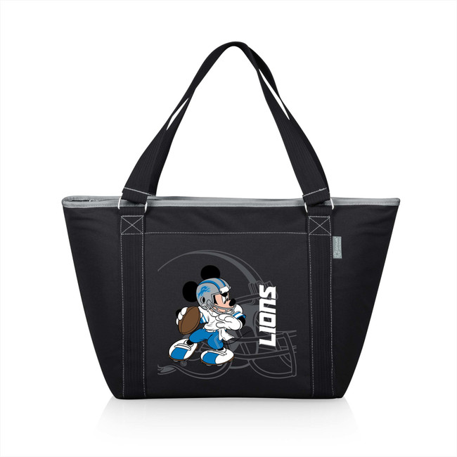 Detroit Lions Mickey Mouse Topanga Cooler Tote Bag, (Black)