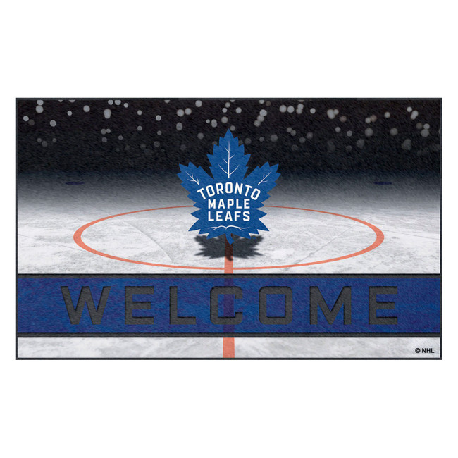 NHL - Toronto Maple Leafs Crumb Rubber Door Mat 18"x30"