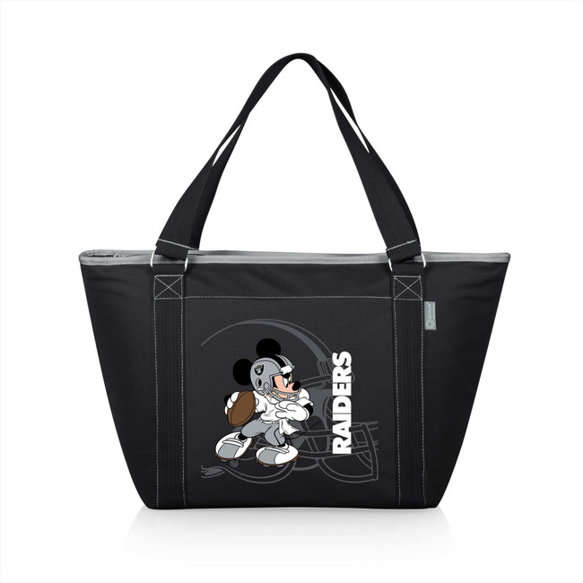 Las Vegas Raiders Mickey Mouse Topanga Cooler Tote Bag, (Black)