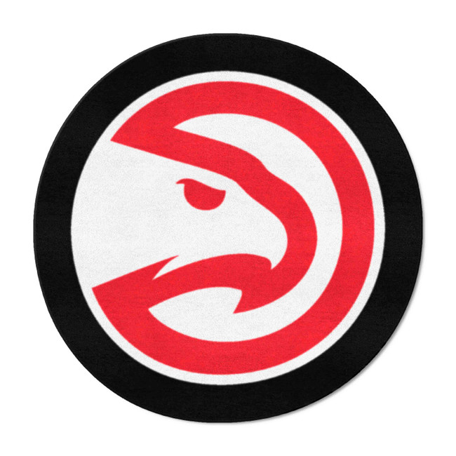 Atlanta Hawks Mascot Rug Circle Hawk Head Primary Logo