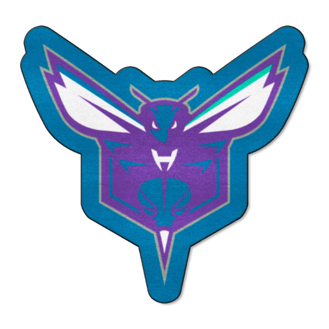 Charlotte Hornets Mascot Rug Hornet Partial Logo