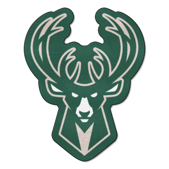 Milwaukee Bucks Mascot Rug Buck Head Primary Logo