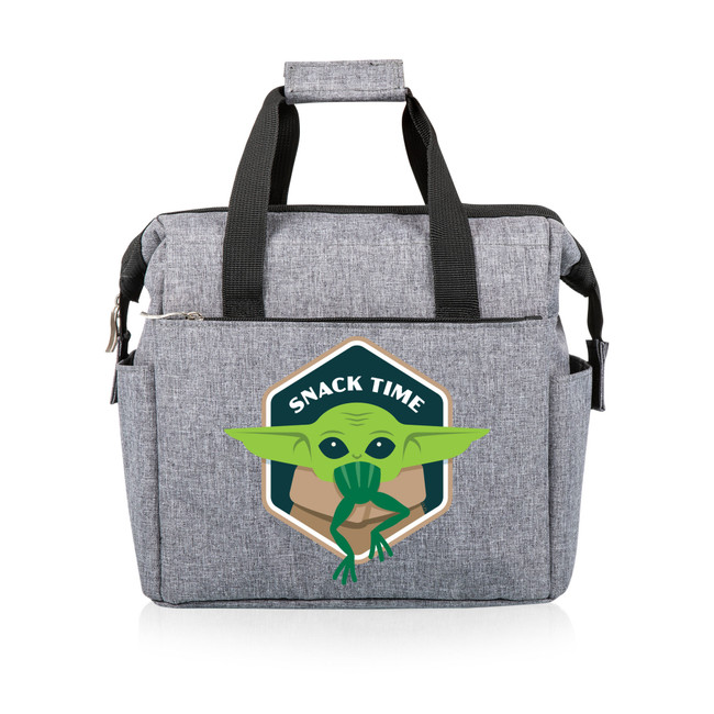 Mandalorian The Child On The Go Lunch Bag Cooler, (Heathered Gray)