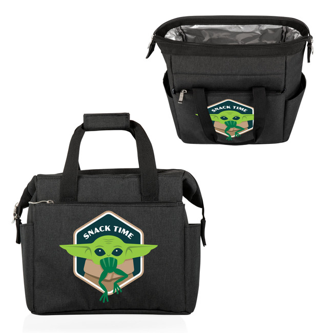 Mandalorian The Child Snack Time On The Go Lunch Bag Cooler, (Black)